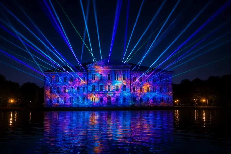 Futuristic Holographic Stage